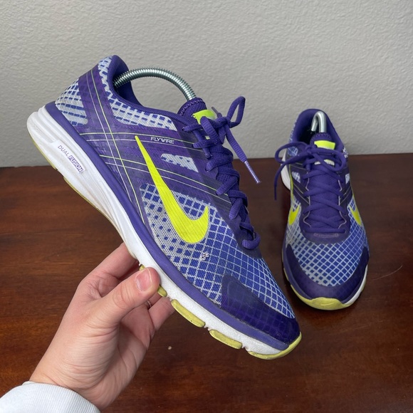 Nike Shoes Nike Womens Dual Fusion Tr 2 Purple And Yellow Running